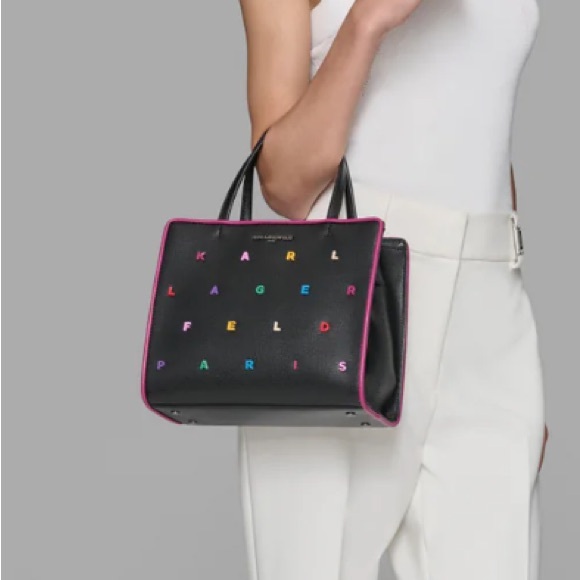 KARL LAGERFELD PARIS MAYBELLE SATCHEL
KARL LETTERS Authentic - Picture 3 of 7